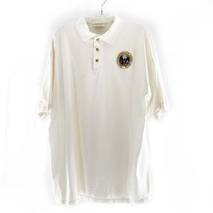 RARE! Seal of the President of the United States Polo Shirt Vintage 90s Size XL